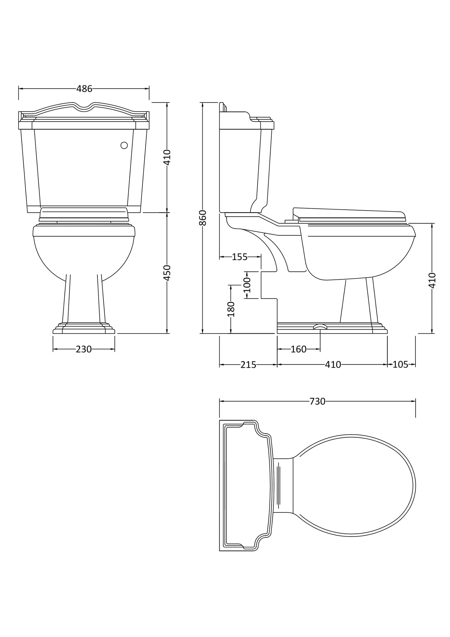 NUIE Close Coupled WC