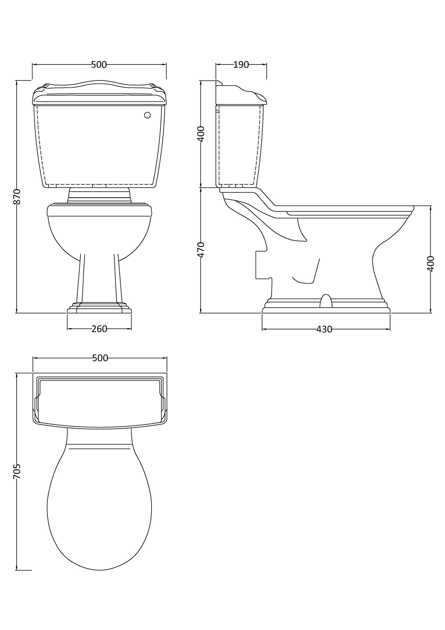 Hudson Reed Close Coupled Pan & Cistern