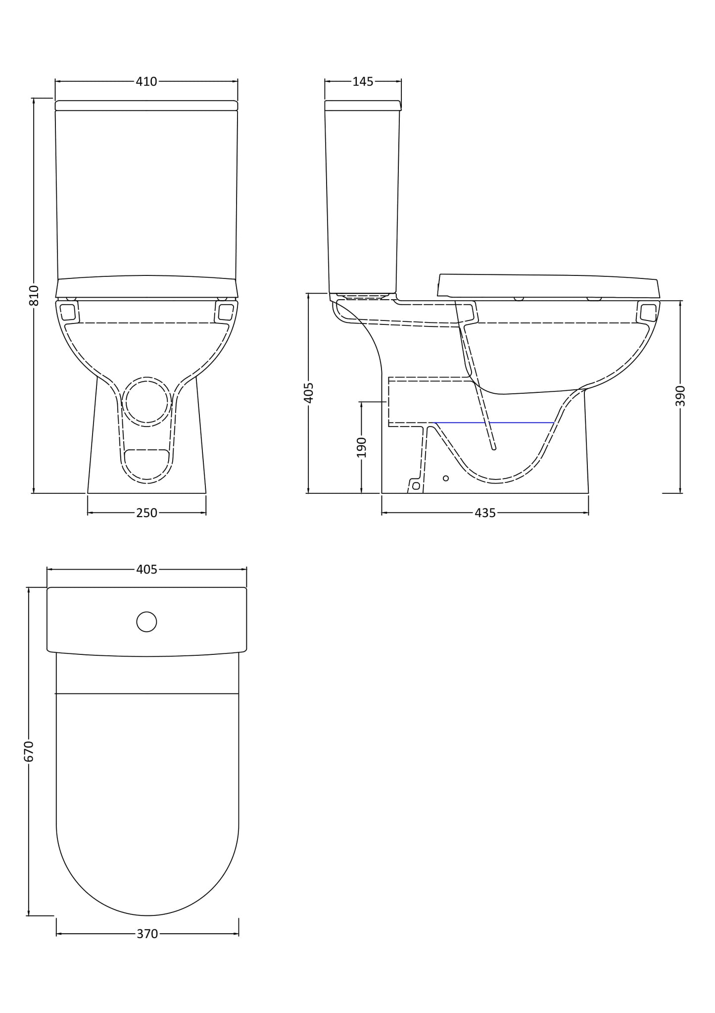 NUIE Close Coupled WC