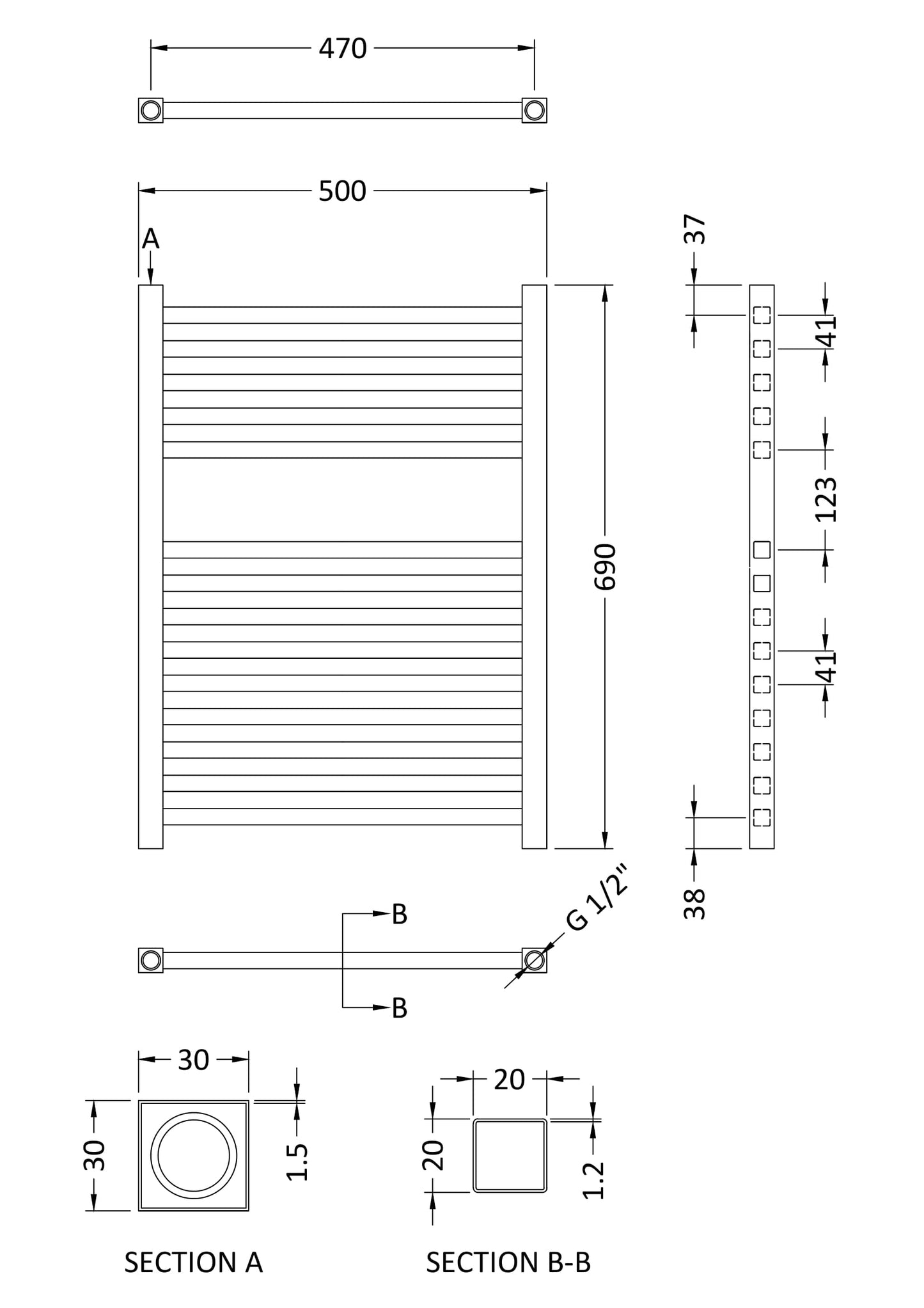 NUIE Electric Radiator