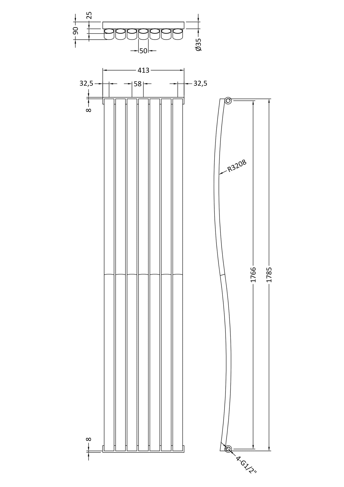 NUIE Designer Radiator