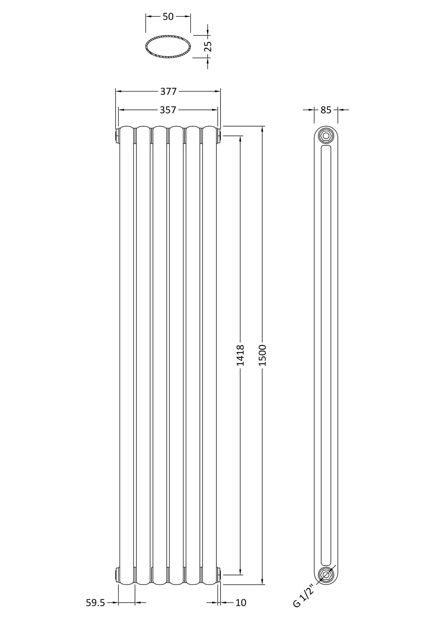 NUIE Designer Radiator