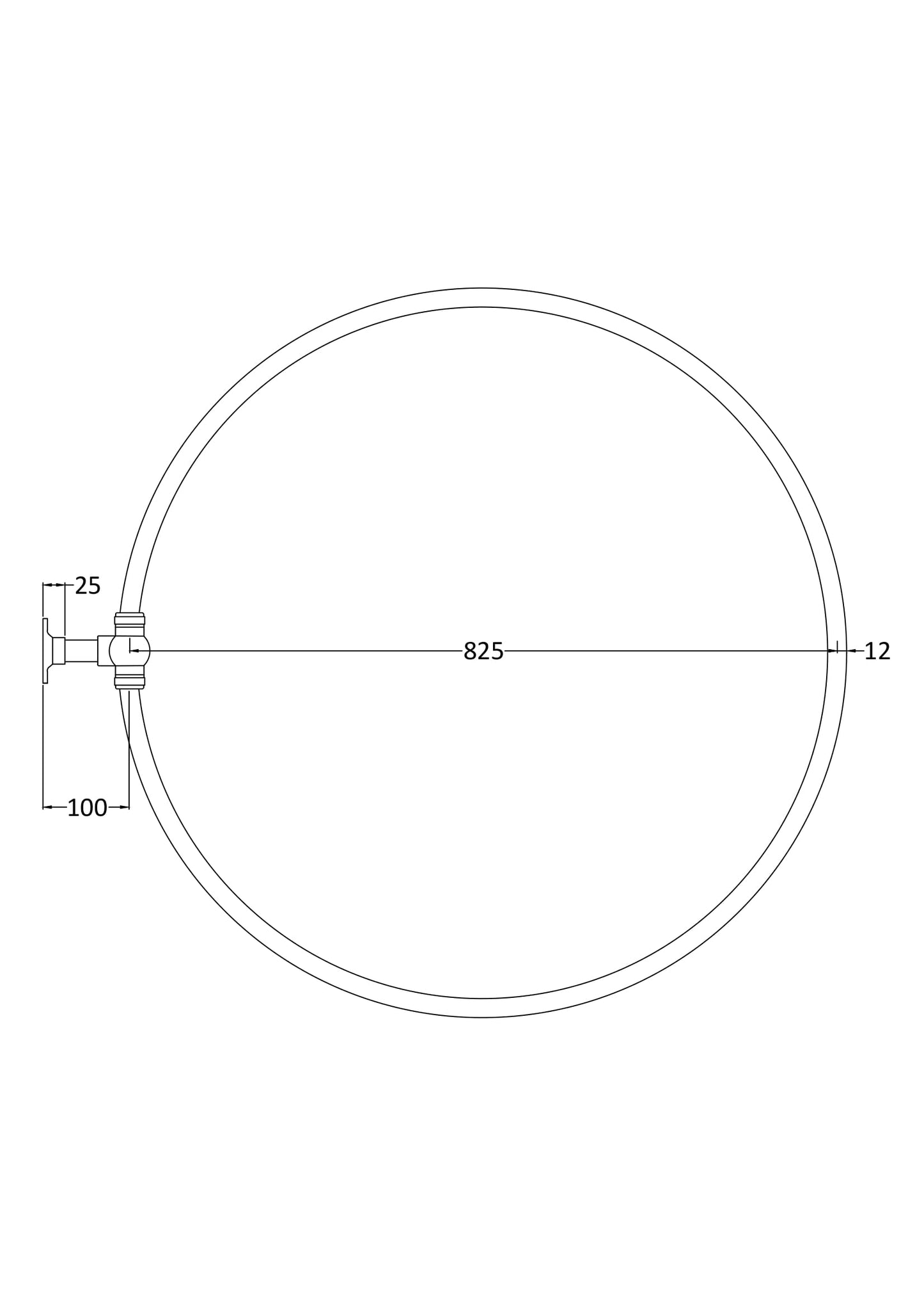Hudson Reed Shower Ring