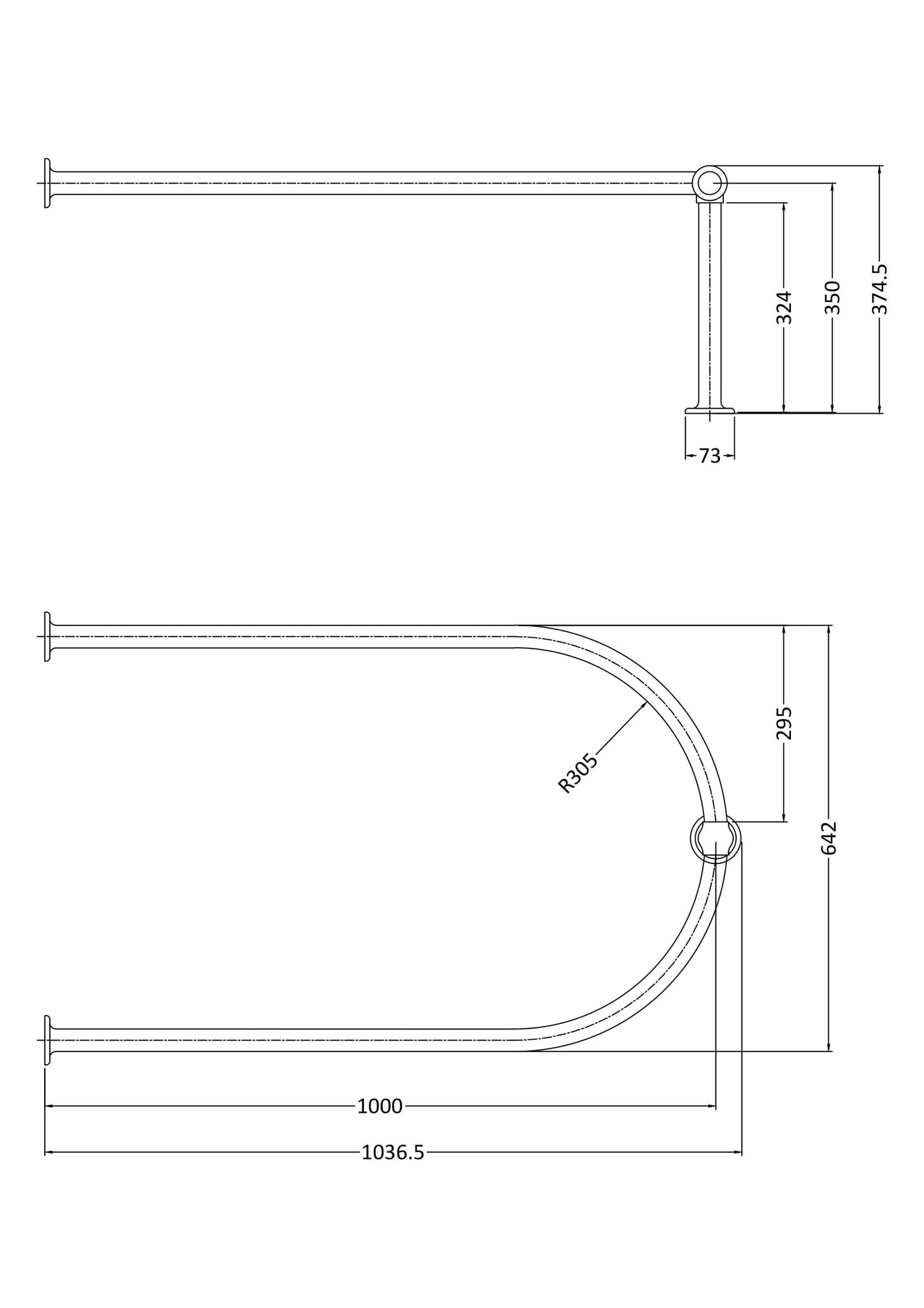 Hudson Reed Shower Ring