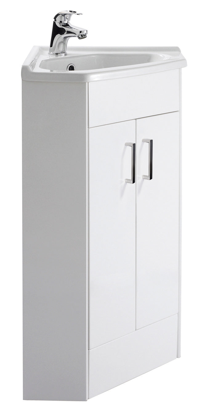 NUIE 2 Door Corner Cabinet & Basin