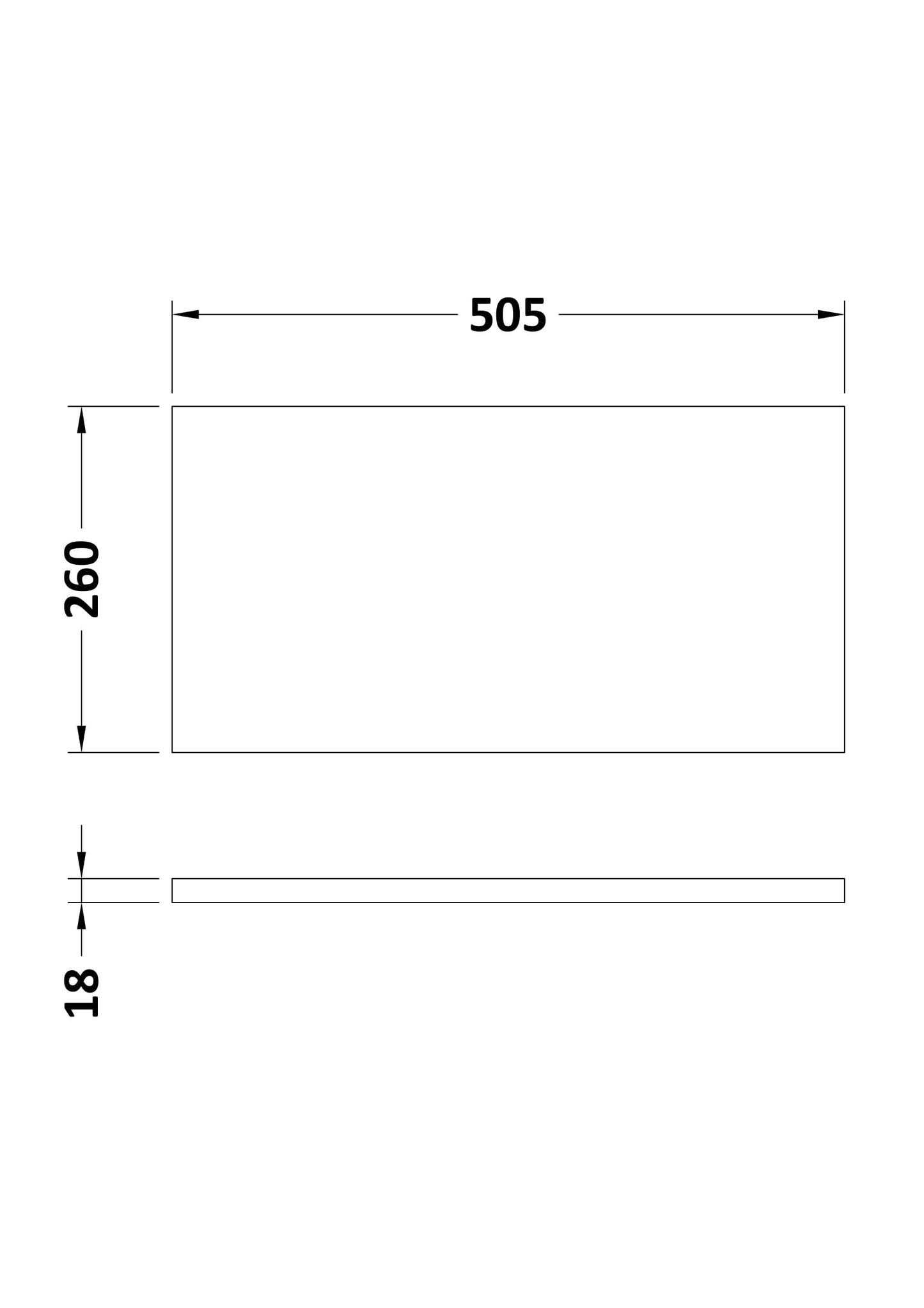 Hudson Reed 500 WC Unit Top 505x260