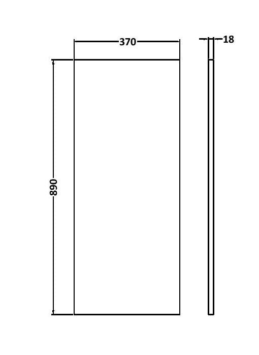Hudson Reed Decorative End Panel