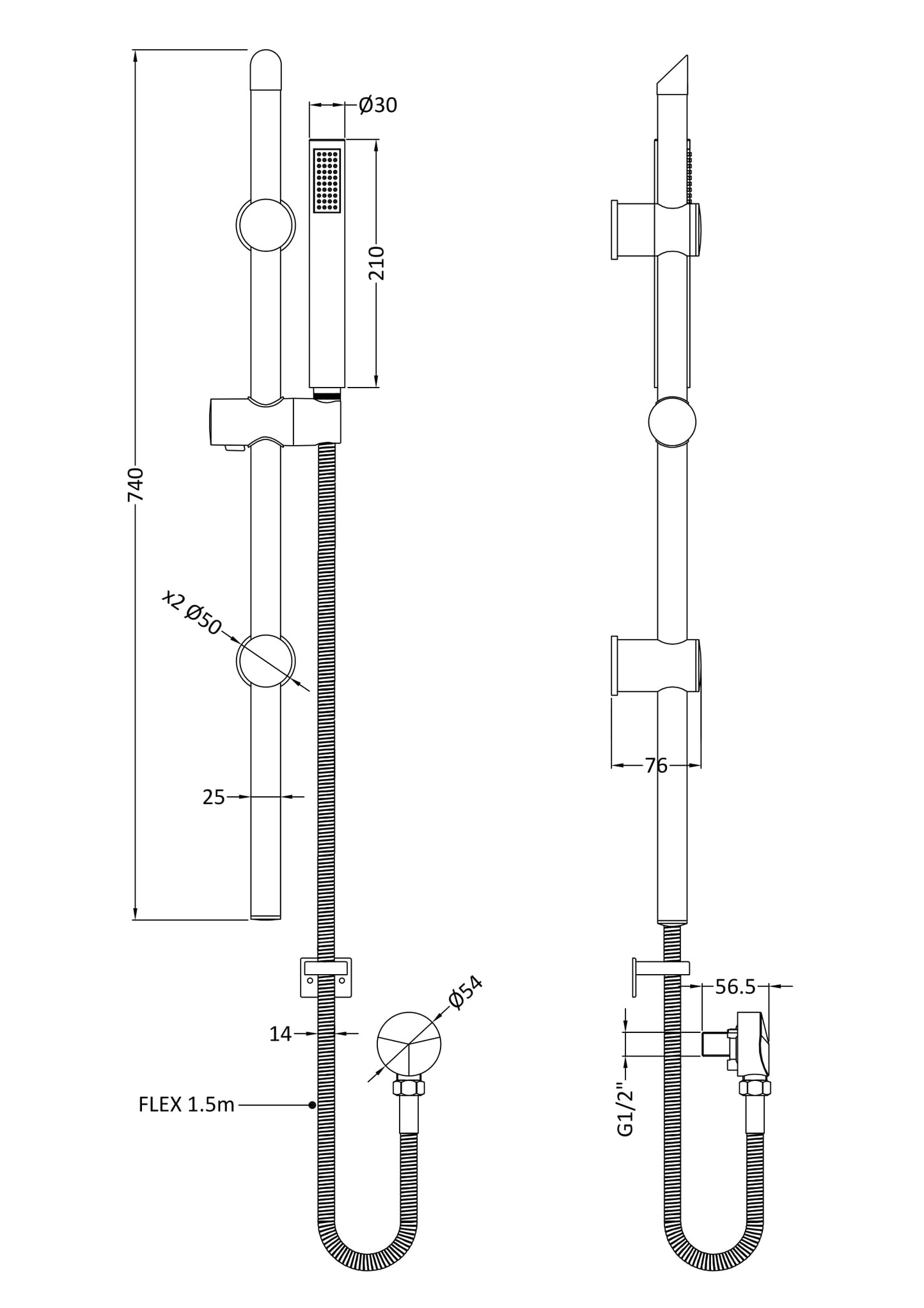 NUIE Slide Rail Kit