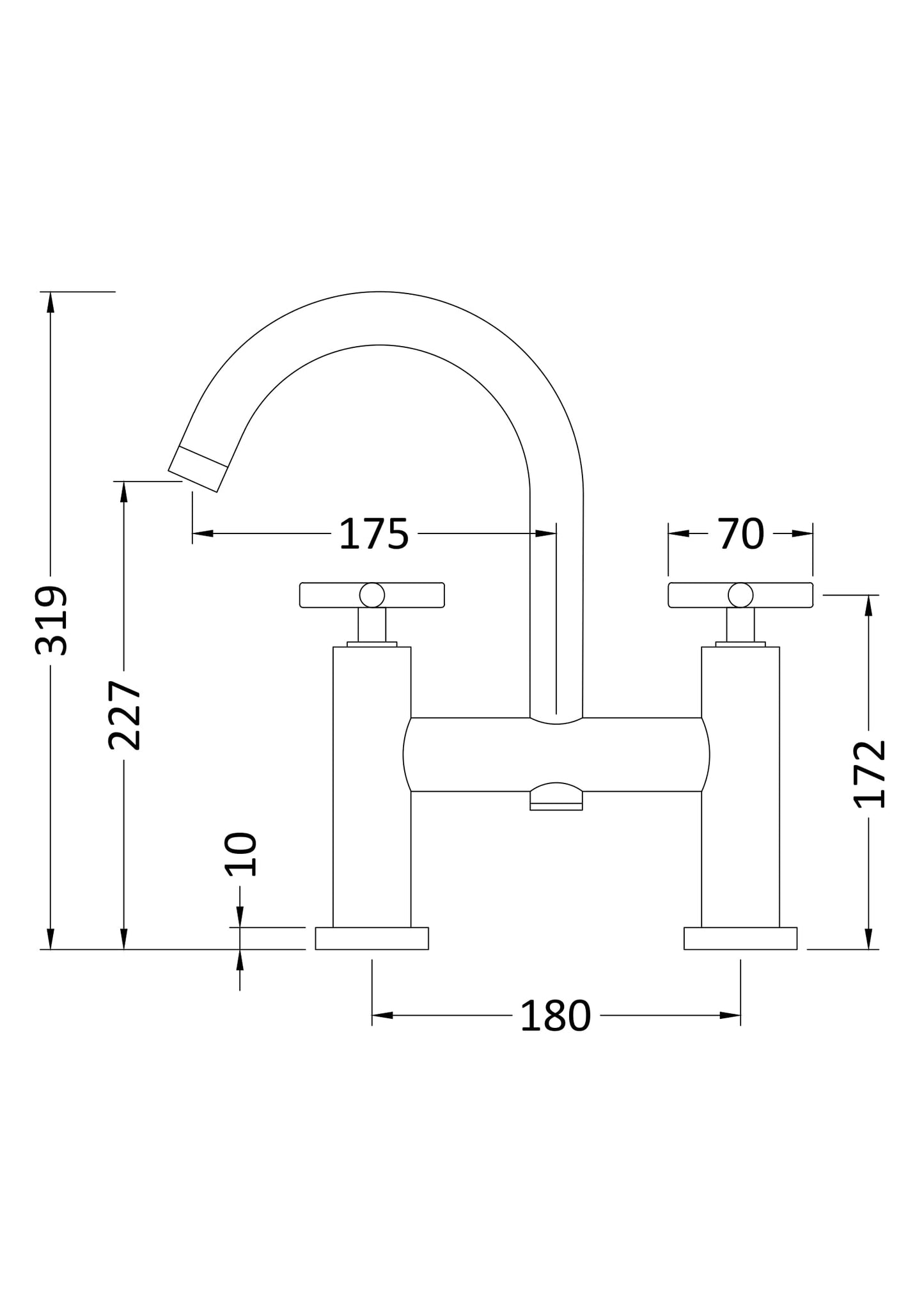 Hudson Reed Bath Filler