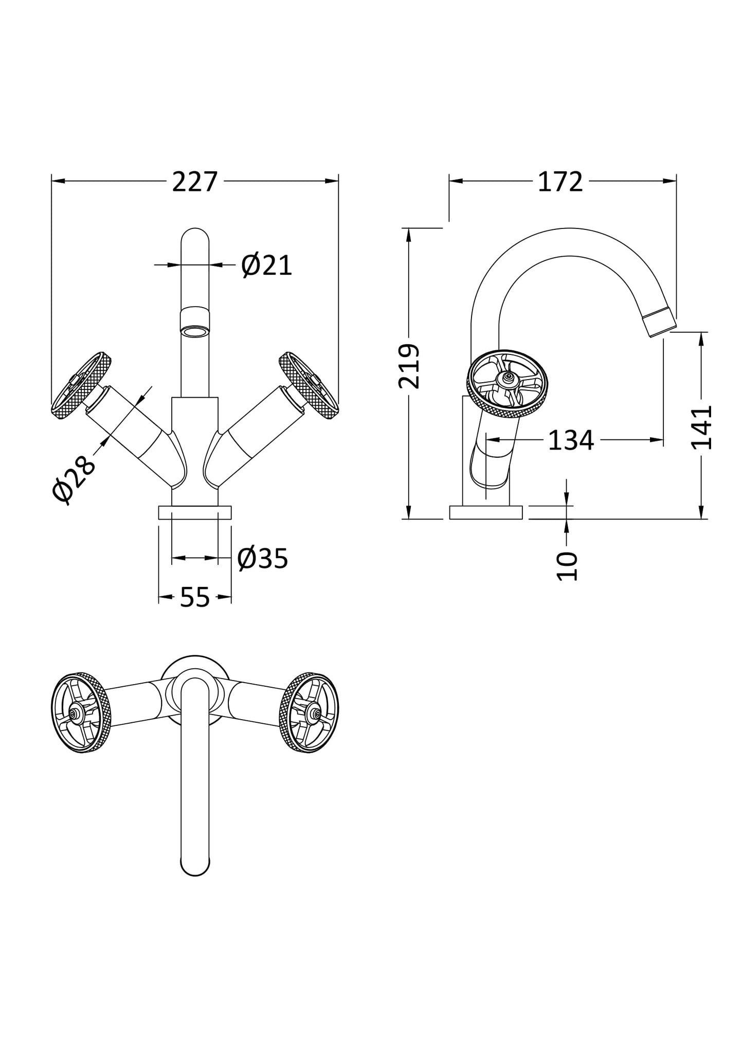 NUIE Mono Basin Mixer
