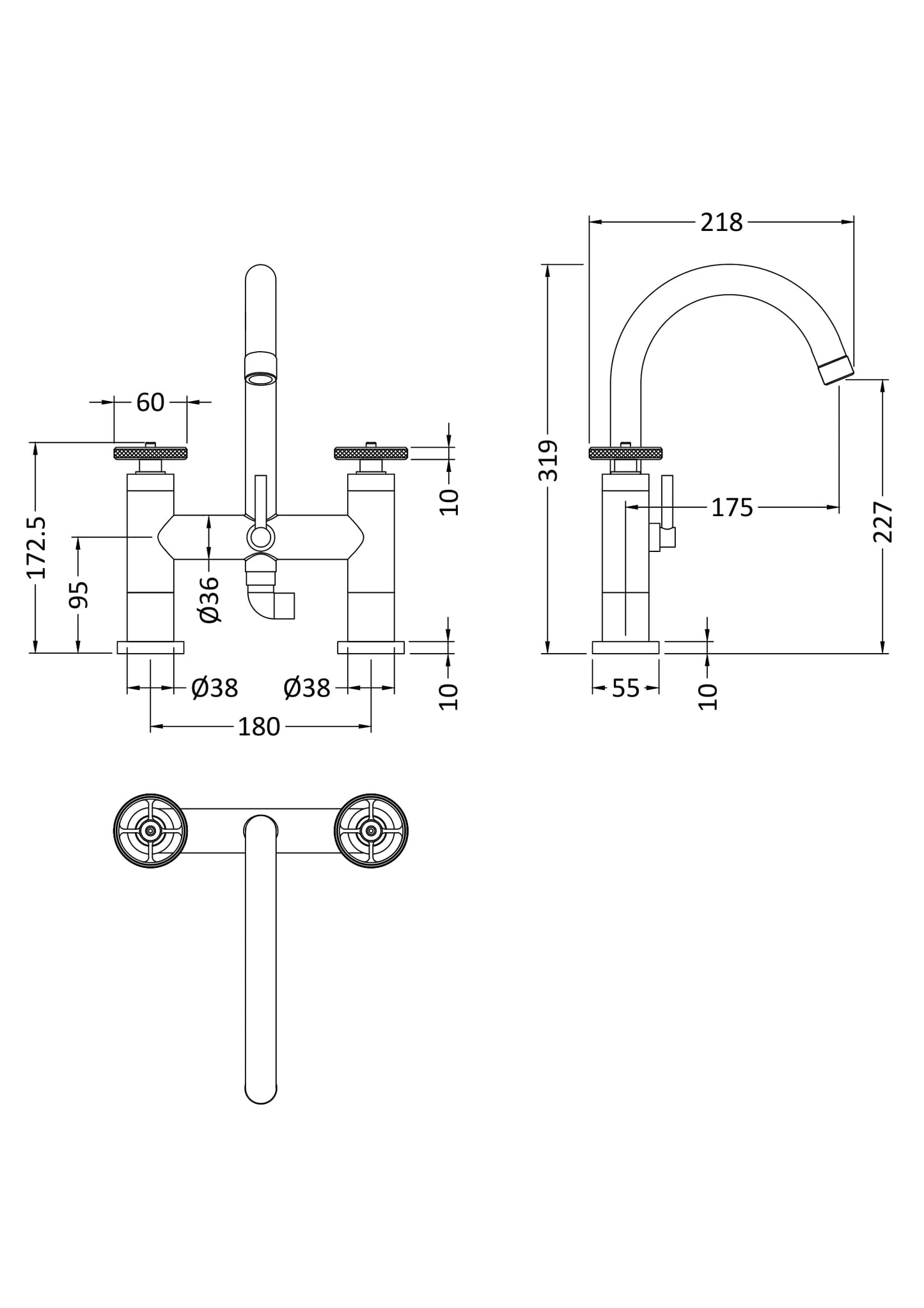 NUIE Bath Shower Mixer