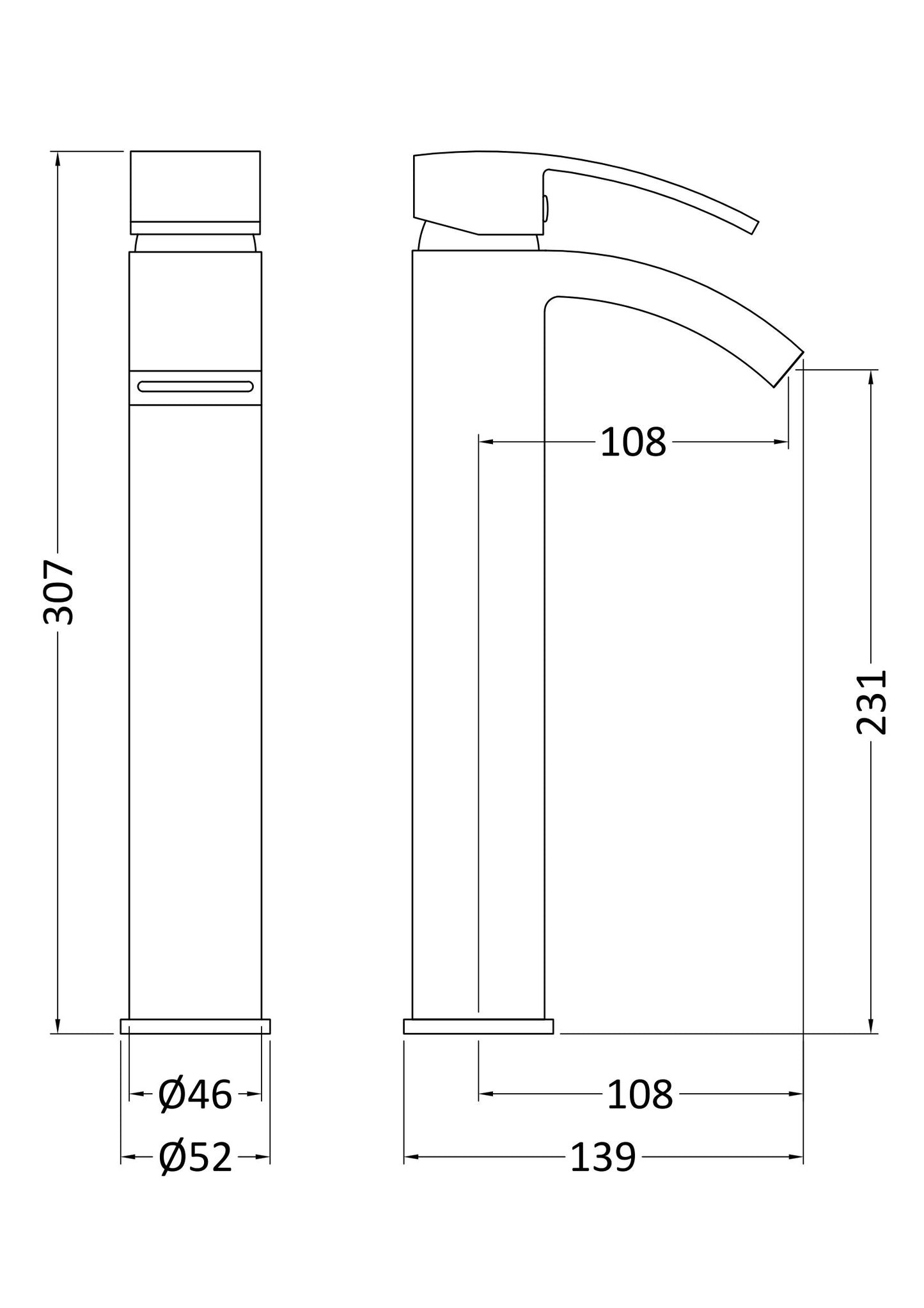 NUIE High Rise Mixer