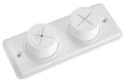 Croydex Cloth Holder X 2 Ivory Db362110