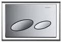 Geberit Kappa20 115.228.21.1 Gloss Chrome Dual Flush Plate for UP200