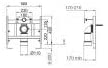 Arley Cyclone Low Level WC & Bidet Frame Only