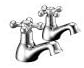 Arley Victorian Bath Pillar Taps Arley Bath Pillar Taps