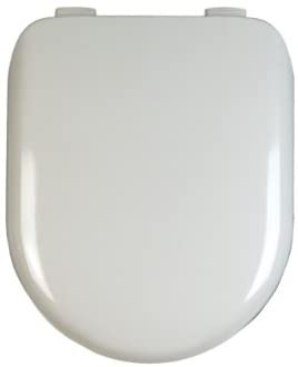 Twyford EN7860WH White Entice WC Seat and Cover, Toilet