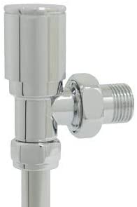Vogue Arne VL003 1/2in x 15mm Angled Valve Brushed Nickel Pair