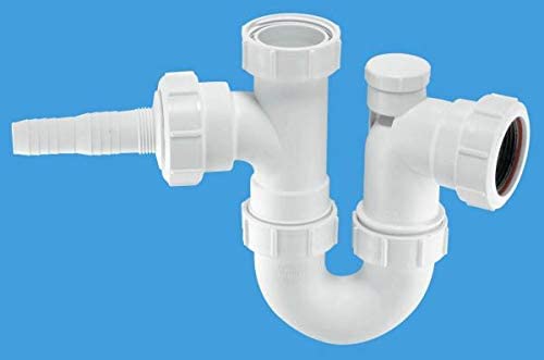 Mcalpine WM2V 1å_" Anti -Syphon Sink Trap with Horizontal Nozzle ...