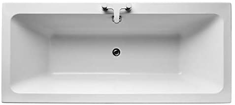 Ideal Standard E258401 Tempo Cube 170cm x 75cm - 180cm x 80cm Double-Ended Bath