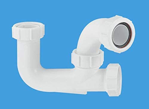 Mcalpine 1.5 x 75mm Bath P Trap No Overflow L10