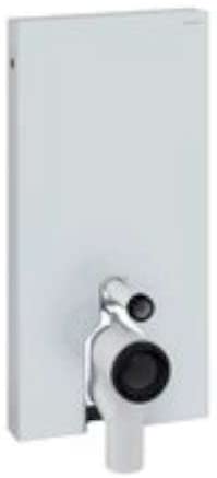 Geberit Monolith Sanitary Module for Floor Toilet, 101 cm: Mint Glass (131.002.SL.5)