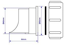 McALPINE Blank Plug, Nut and Washer for SM10E Trap SM10EPLUG