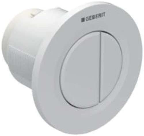 Sigma 116.043.11.1 Geberit Remote Dual Flush Actuator Type01 White Concealed 80MM Cistern