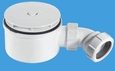 McAlpine 90mm Shallow Shower Trap ST90WH10-70