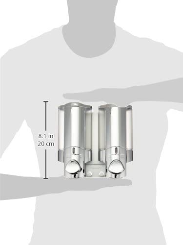 Aviva Better Living Products Three Chamber Dispenser, Chrome