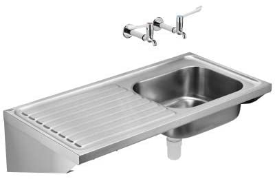 Armitage Shanks S5986MY Doon Single Bowl LH Drainer Sink 2TH