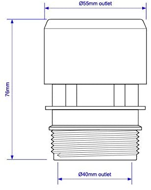 Air Admittance Valve Grey