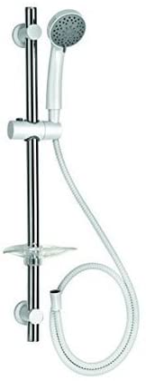 Croydex Essentials Three Function Shower Set includes Handset/Hose/Riser Rail