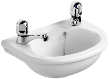 Armitage Shanks S270801 White Sandringham 350 mm Two Tap Hole Wash