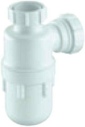 Ideal Standard S891067 White 1.25" Plastic Bottle Trap, Basin