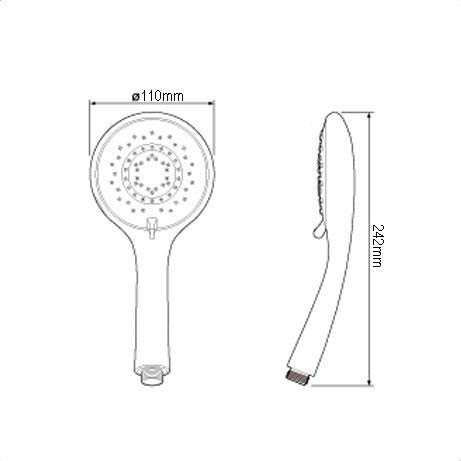 Triton Eden Mixer Shower Exposed or Concealed Chrome Lever Controls UNEDTHCM