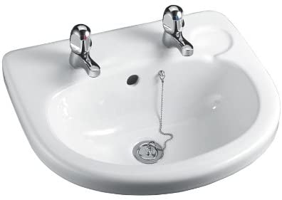 Armitage Shanks S248601 White Orbit 55 cm Countertop Wash Basin 1