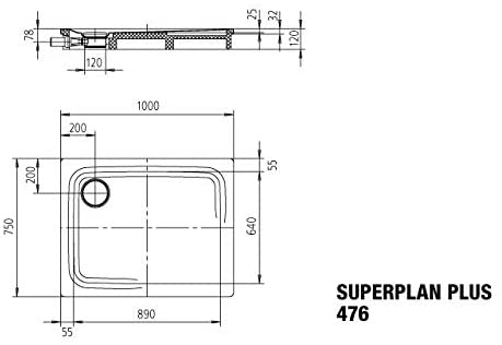 Kaldewei Super Plan Plus 476åÊ1