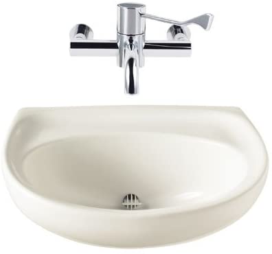 Twyford SA4280WH White Sola Spectrum 500mm Wash Basin, Tap Not