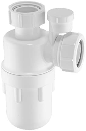 McAlpine A10V Anti-Syphon Bottle Trap-1.25 inch, White