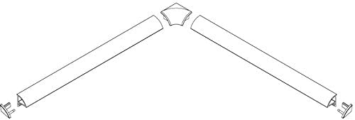 Croydex Universal Seal Trim Kit, Fabric, White, 54.4x23.6x6.4 cm