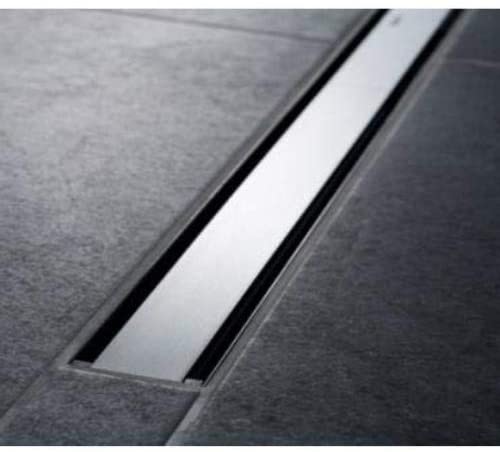 Geberit Cleanline60 Shower Channel, Length: 30‰ۡóÁÌÎ̝ÌÎ̥130í«ÌÎ_cm, Dark Metal, Brushed (154.457.00.1)