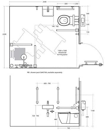 Ideal Standard S6404AA Concept Freedom Ensuite Bathroom Pack with 40cm Basin & Extended Wall Hung WC
