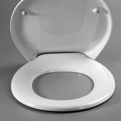 Pressalit 1000í«ÌÎ_Toilet Seat, 1 Supplied, White, 304000-BG4999