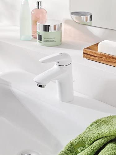 GROHE 23707LS3 | Eurostyle Basin Mixer | S | Pop-Up Waste | Moon White