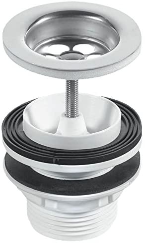 McAlpine BSW11PC Centre Pin Waste to Suit Basin Bracket, White