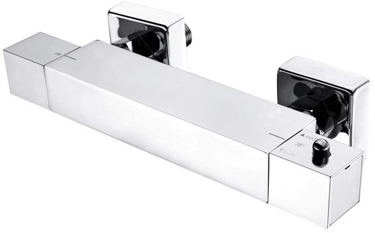 Synergy Square Thermostatic Chrome Shower Valve SY-VM90-N