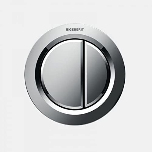 Geberit 116.043.21.1í«ÌÎ_01, Recessed, Remote Control for Dual Flush Pneumatic Button, for Sigma 8í«ÌÎ_cm, Bright Chrome