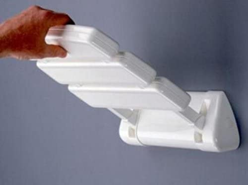 Coram Pro Med 200̴Ì_New Siesta, Shower Seat White/Chrome, 0020SD69PM