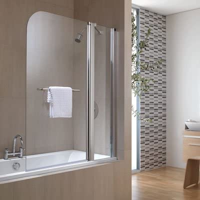 Twyford G61990CP Polished Silver Geo6 In-Line Panel, 180 mm, Shower
